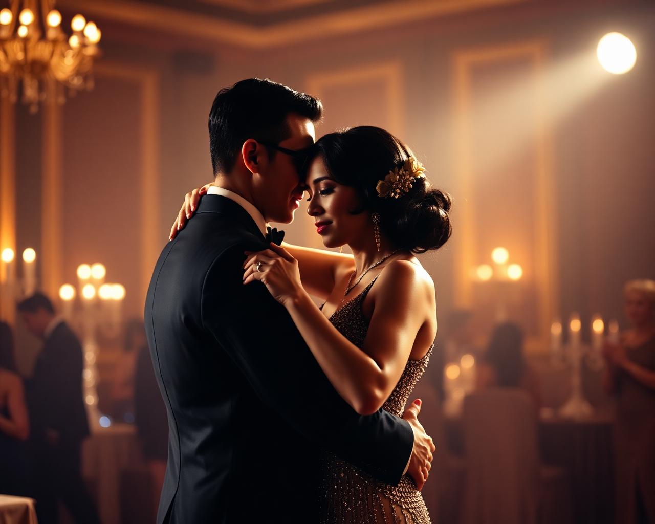 Couple dancing